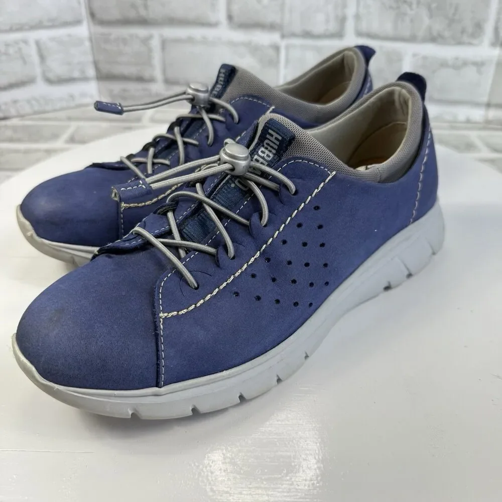Samuel Hubbard Women's 7.5 Blue Leather Flight Sport Athletic Sneaker Shoes